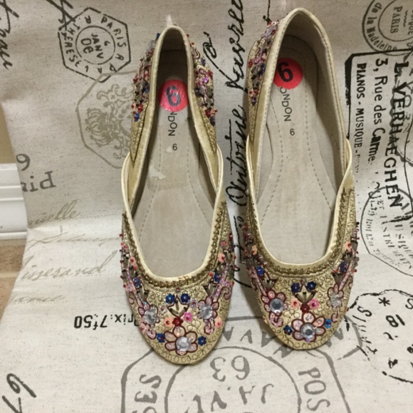 Beaded slipper/ flats - Picture 2 of 5